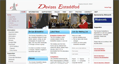 Desktop Screenshot of devizes-eisteddfod.org.uk