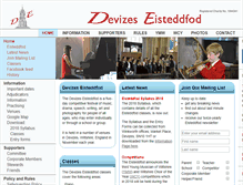 Tablet Screenshot of devizes-eisteddfod.org.uk
